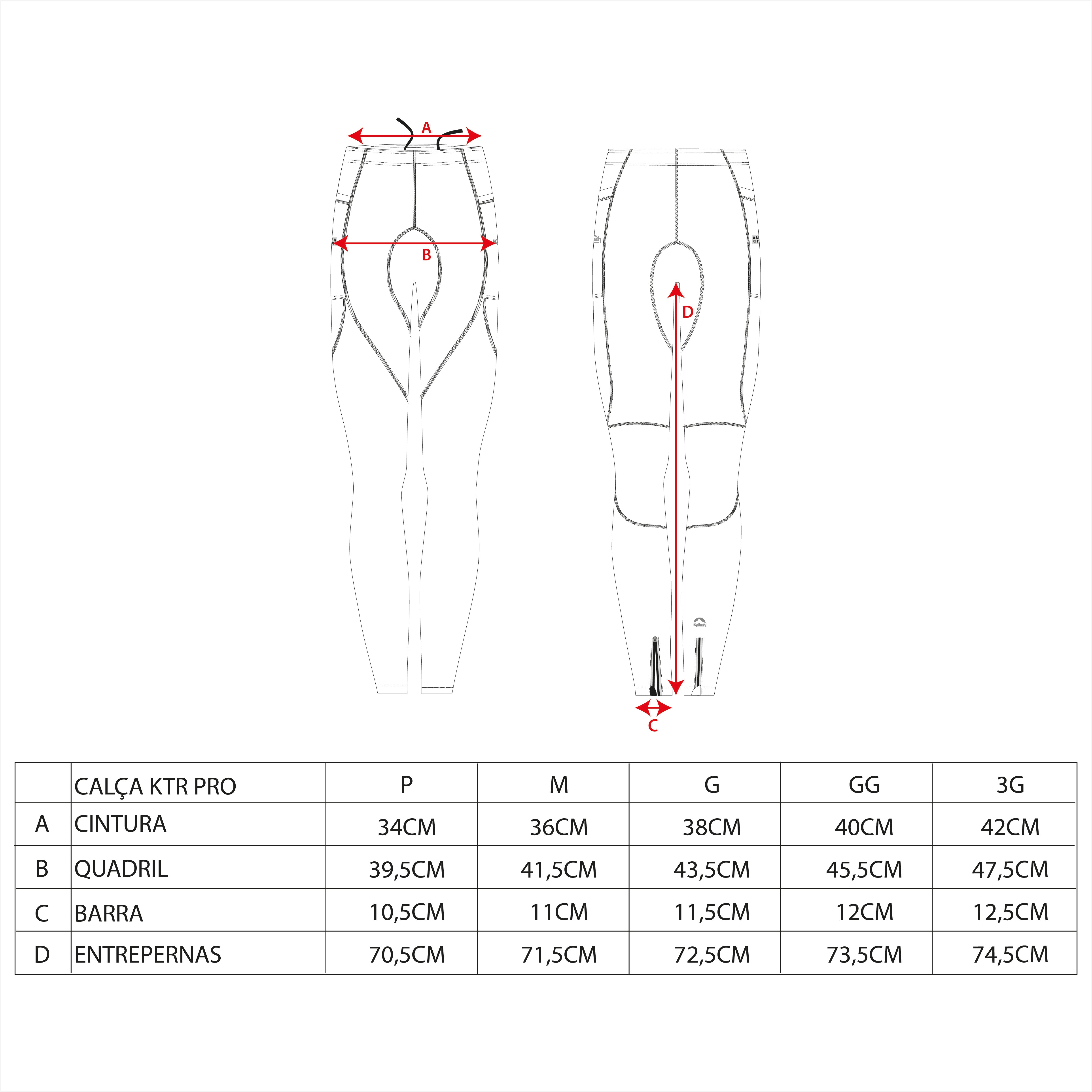 CALÇA KTR COMPRESSÃO PRO UNISSEX - Kailash CALÇA KTR COMPRESSÃO PRO UNISSEX - Kailash