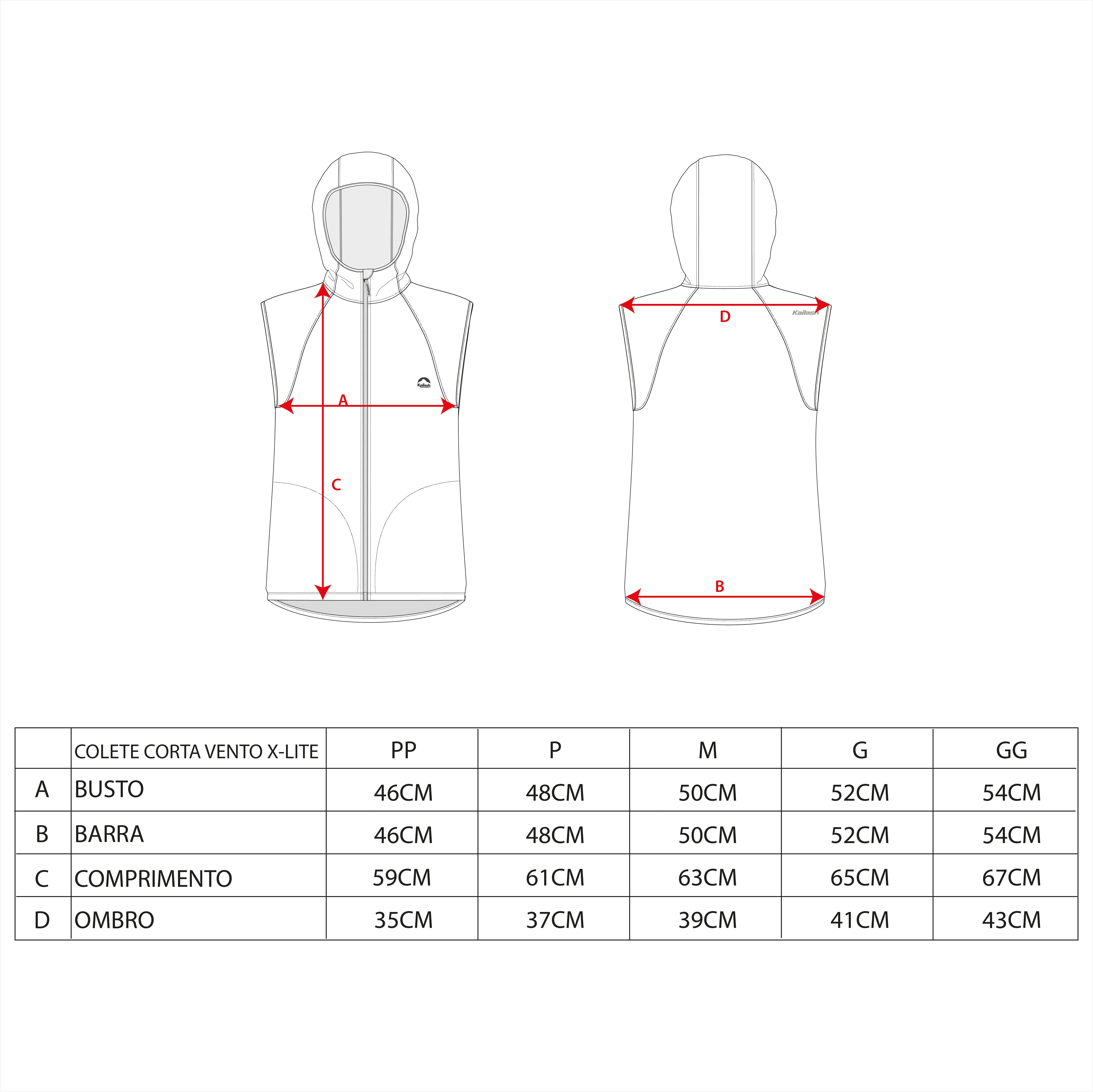COLETE CORTA VENTO X-LITE WMN’S FEMININO - Kailash COLETE CORTA VENTO X-LITE WMN’S FEMININO - Kailash
