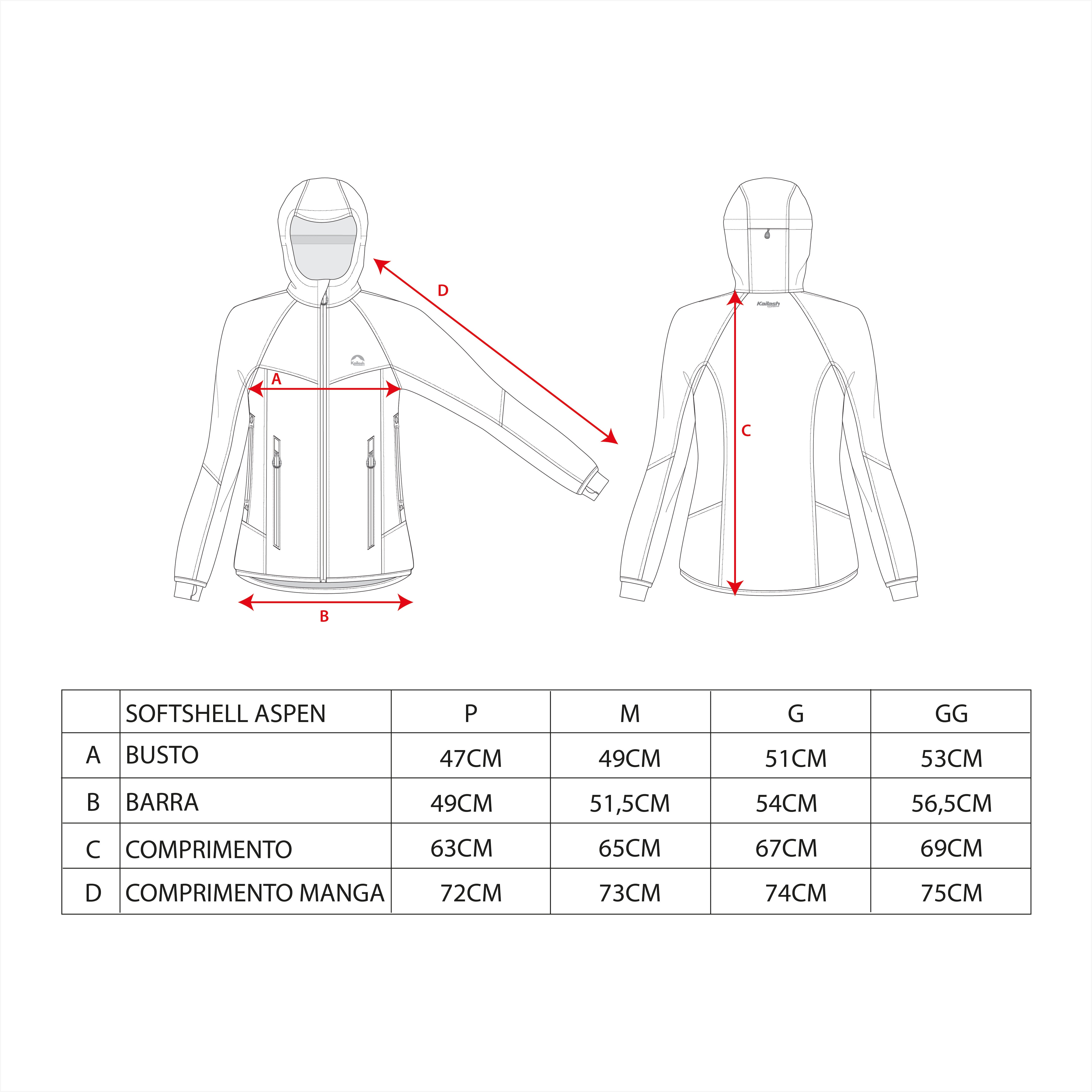 JAQUETA SOFTSHELL ASPEN COM CAPUZ FEMININO - Kailash JAQUETA SOFTSHELL ASPEN COM CAPUZ FEMININO - Kailash
