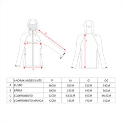 JAQUETA ANORAK ANDES X-LITE IMPERMEÁVEL FEMININO (Cópia) - Kailash JAQUETA ANORAK ANDES X-LITE IMPERMEÁVEL FEMININO (Cópia) - Kailash