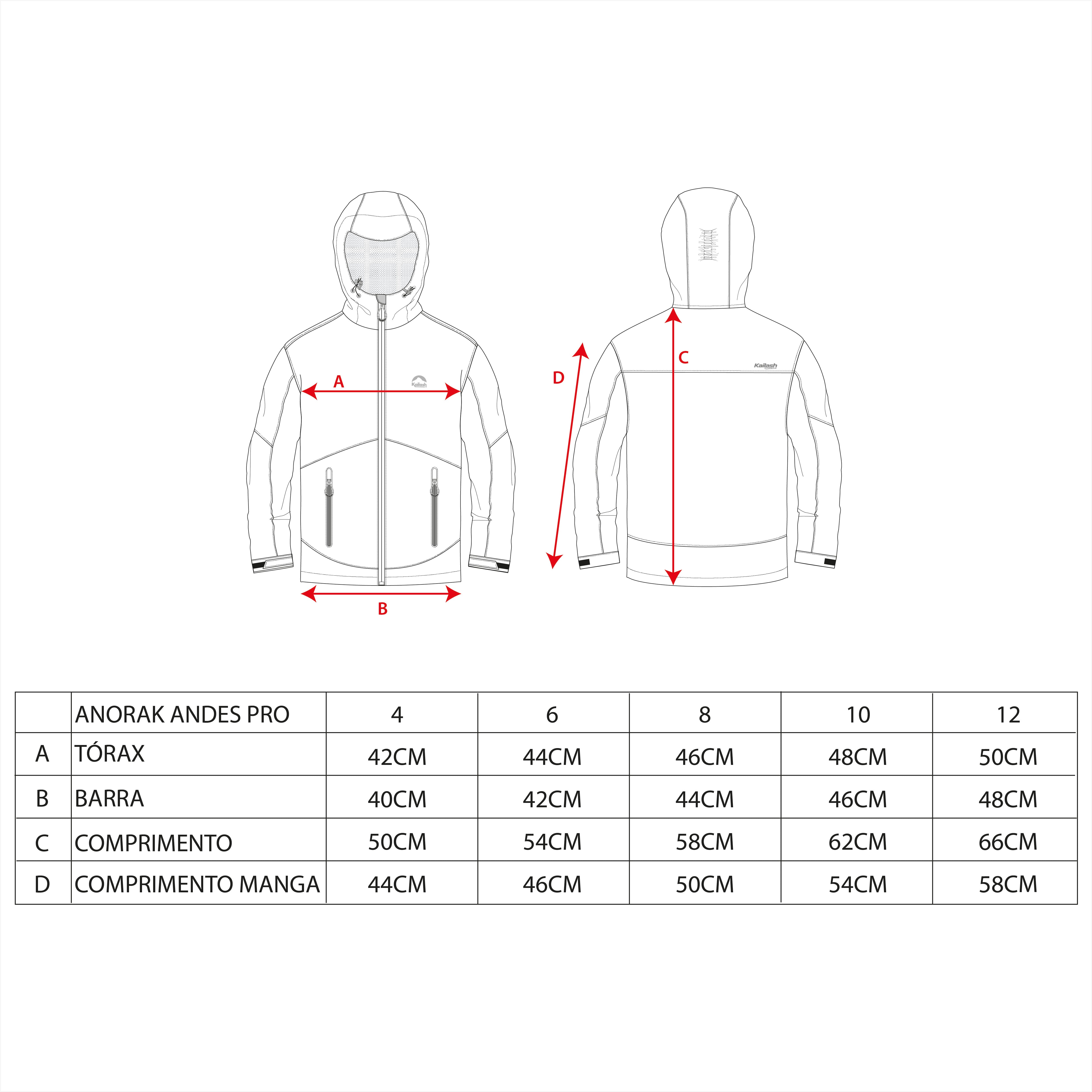 JAQUETA ANORAK ANDES PRO KIDS - Kailash JAQUETA ANORAK ANDES PRO KIDS - Kailash