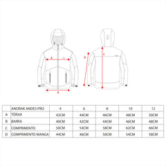 JAQUETA ANORAK ANDES PRO KIDS - Kailash JAQUETA ANORAK ANDES PRO KIDS - Kailash