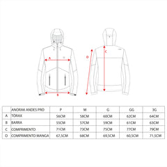 JAQUETA ANORAK ANDES PRO IMPERMEÁVEL MASCULINO - Kailash JAQUETA ANORAK ANDES PRO IMPERMEÁVEL MASCULINO - Kailash