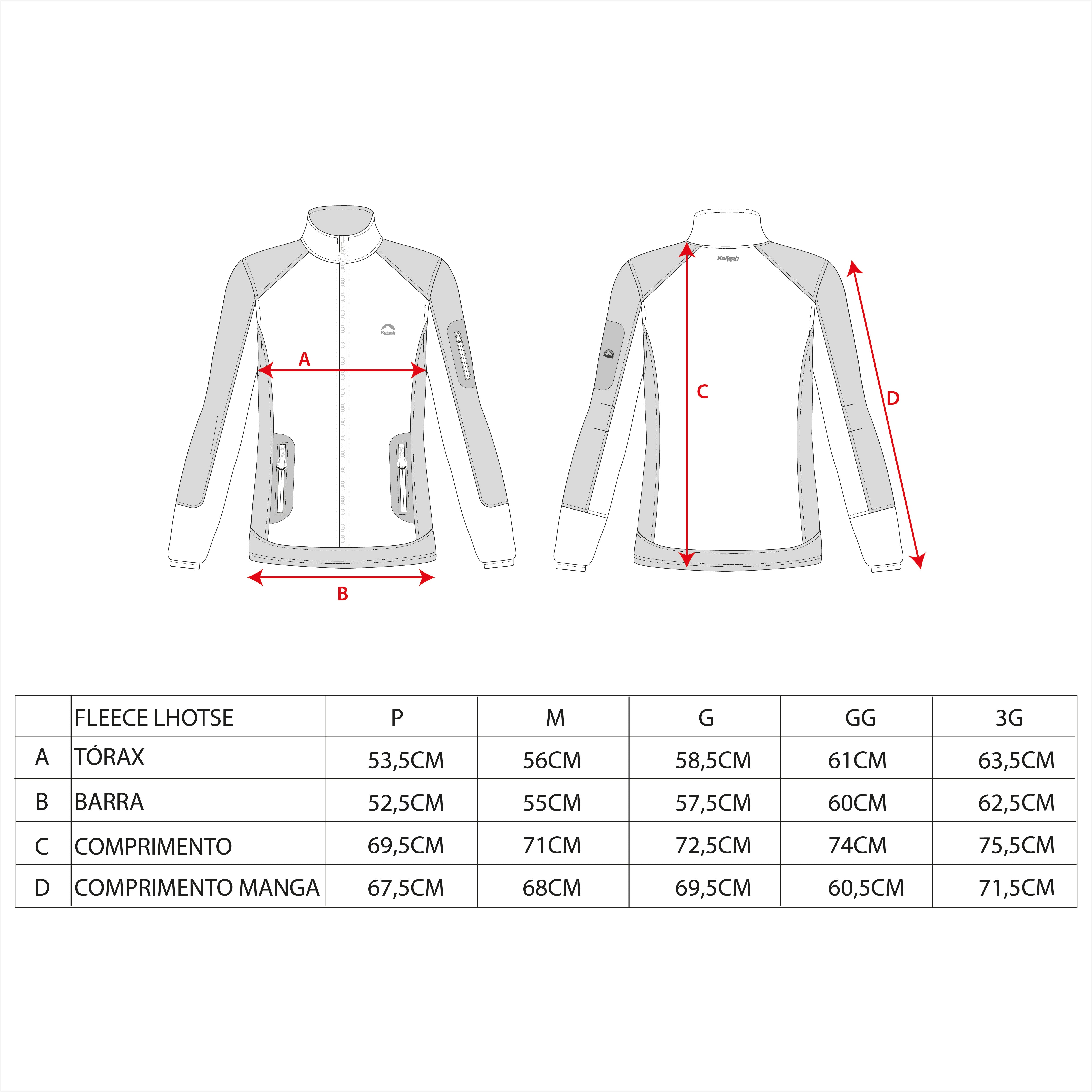 JAQUETA FLEECE LHOTSE MASCULINO - Kailash JAQUETA FLEECE LHOTSE MASCULINO - Kailash