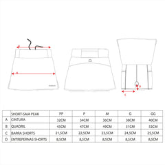 SHORT-SAIA PEAK WMN'S FEMININO - Kailash SHORT-SAIA PEAK WMN'S FEMININO - Kailash