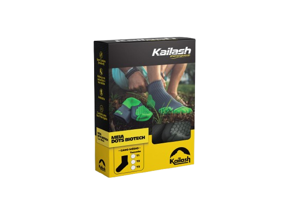 MEIA CANO MÉDIO DOTS BIOTECH UNISSEX - Kailash