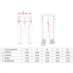 Calça Capri KTR WMN´S kailash Fem - Kailash