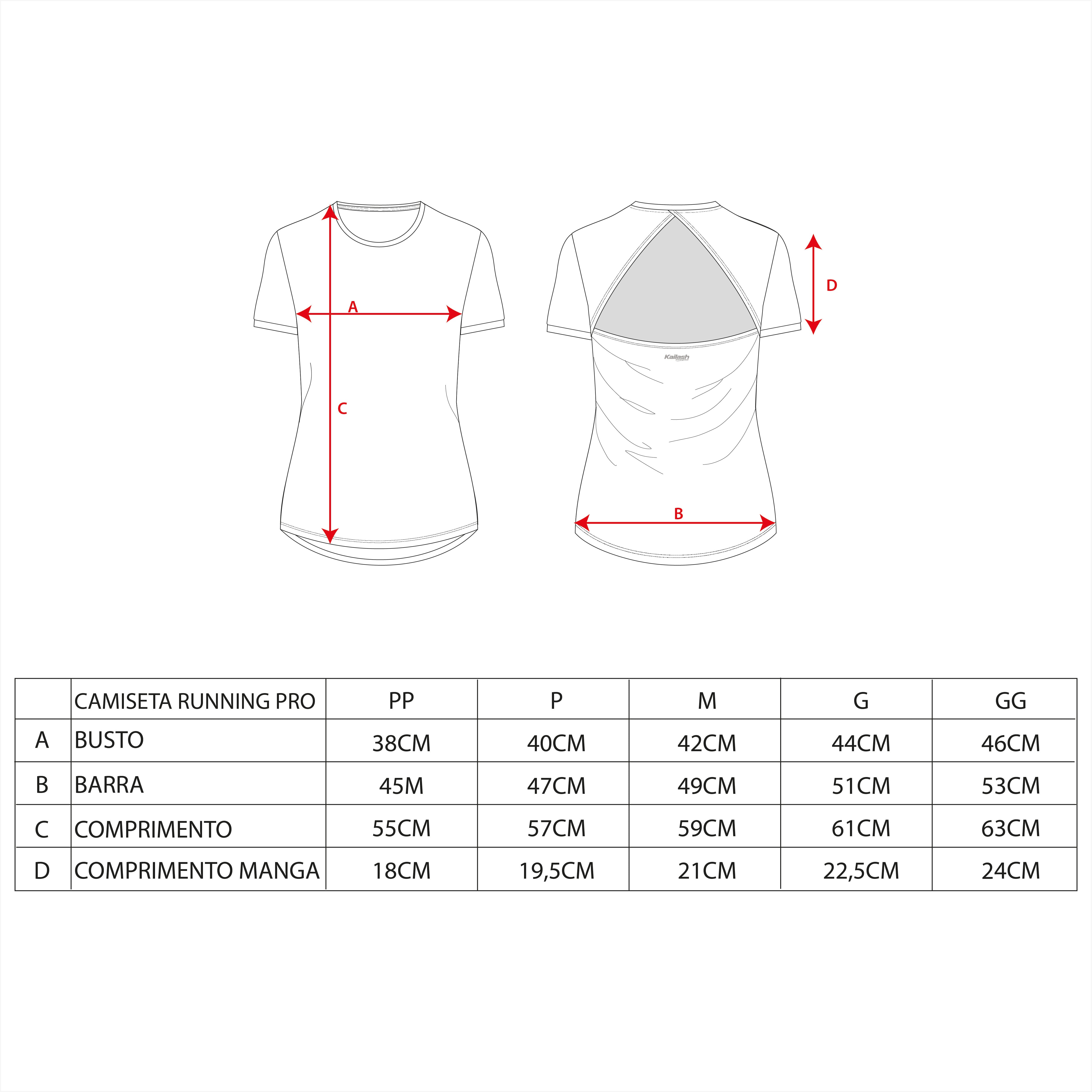 CAMISETA RUNNING PRO WMN'S FEMININO - Kailash