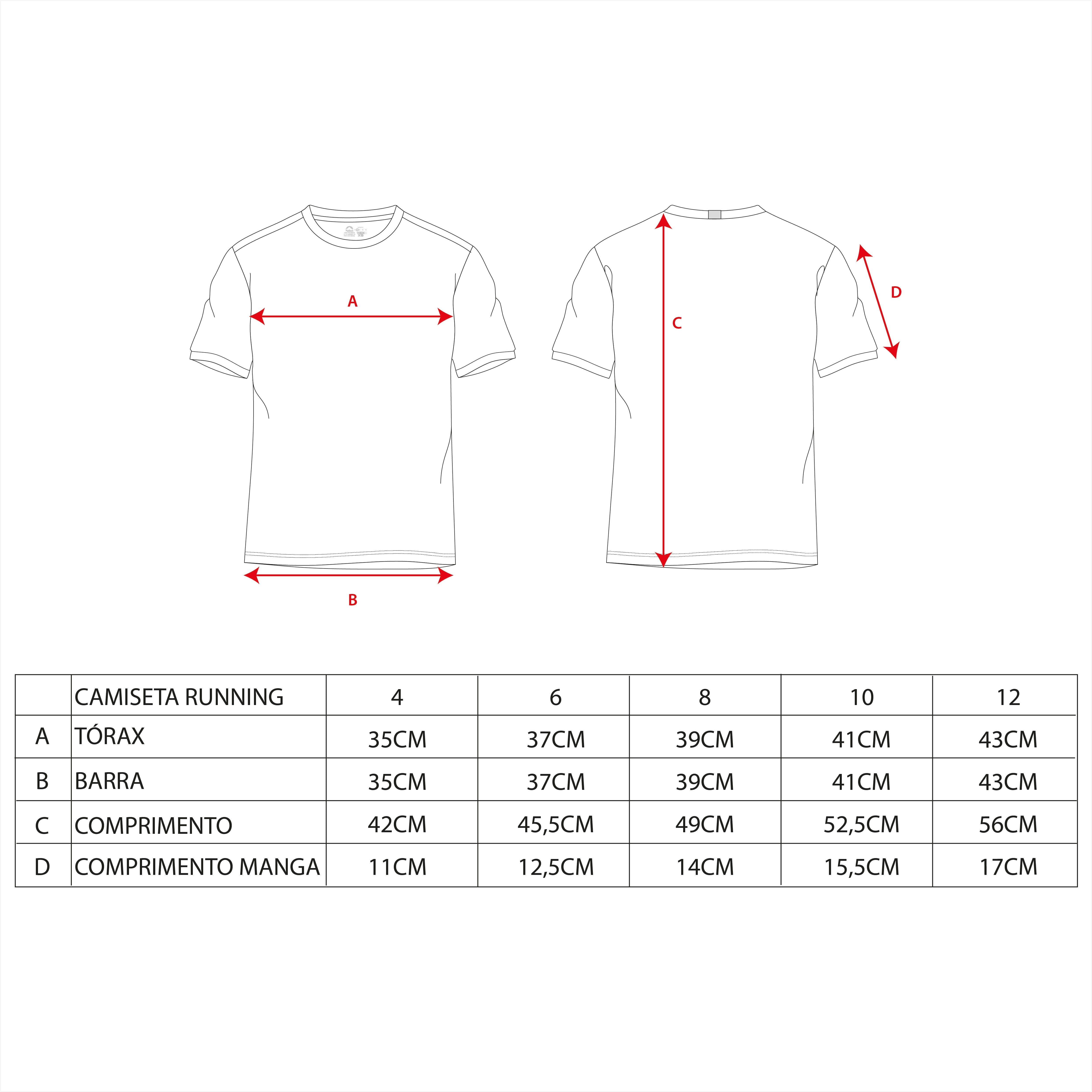 CAMISETA RUN FUN MANGA CURTA KIDS - Kailash