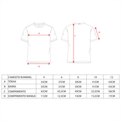 CAMISETA RUN FUN MANGA CURTA KIDS - Kailash