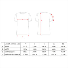 CAMISETA RUNNING BASIC MASCULINO - Kailash