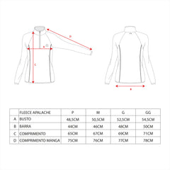 CASACO FLEECE APALACHE HALF FEMININO - Kailash