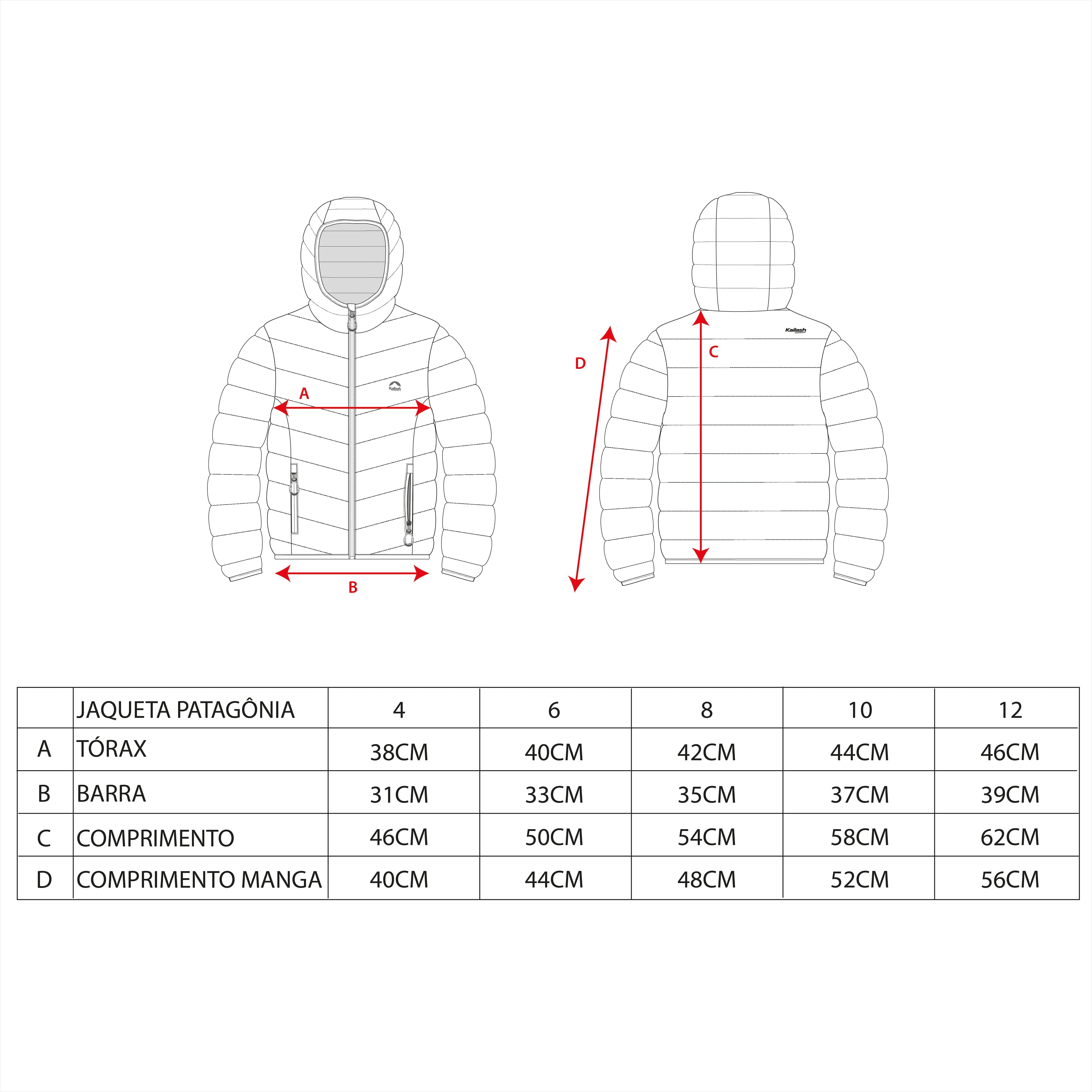 JAQUETA PUFFER DOUBLE PATAGÔNIA SINTÉTICA INFANTIL - Kailash
