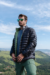 JAQUETA PUFFER DUPLA FACE PLUMA GANSO MASCULINO