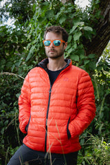 JAQUETA PUFFER DUPLA FACE PLUMA GANSO MASCULINO