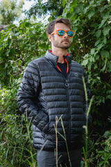JAQUETA PUFFER DUPLA FACE PLUMA GANSO MASCULINO