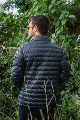 JAQUETA PUFFER DUPLA FACE PLUMA GANSO MASCULINO