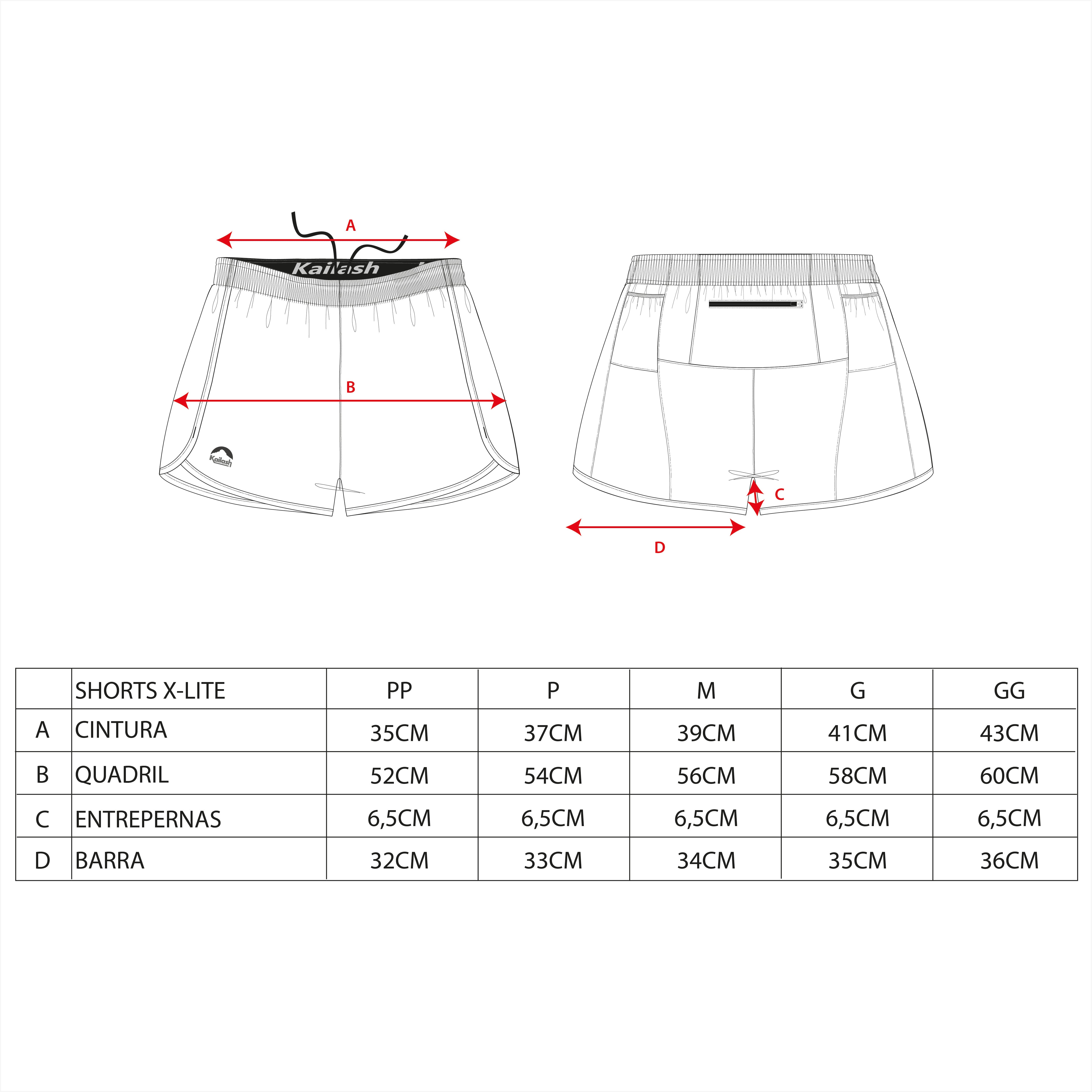 SHORTS MARATONA X-LITE FEMININO - Kailash