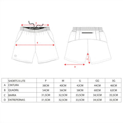 SHORTS MARATONA X-LITE MASCULINO