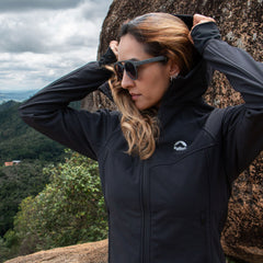 JAQUETA SOFTSHELL ASPEN COM CAPUZ FEMININO