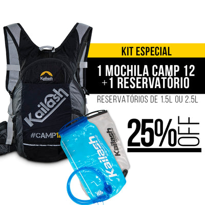 Mochila Camp 12 + Reservatório 25% OFF