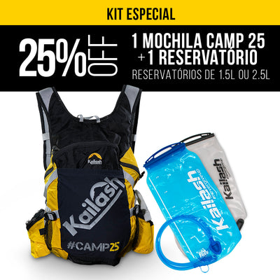 Mochila Camp 25 + Reservatório com 25% off