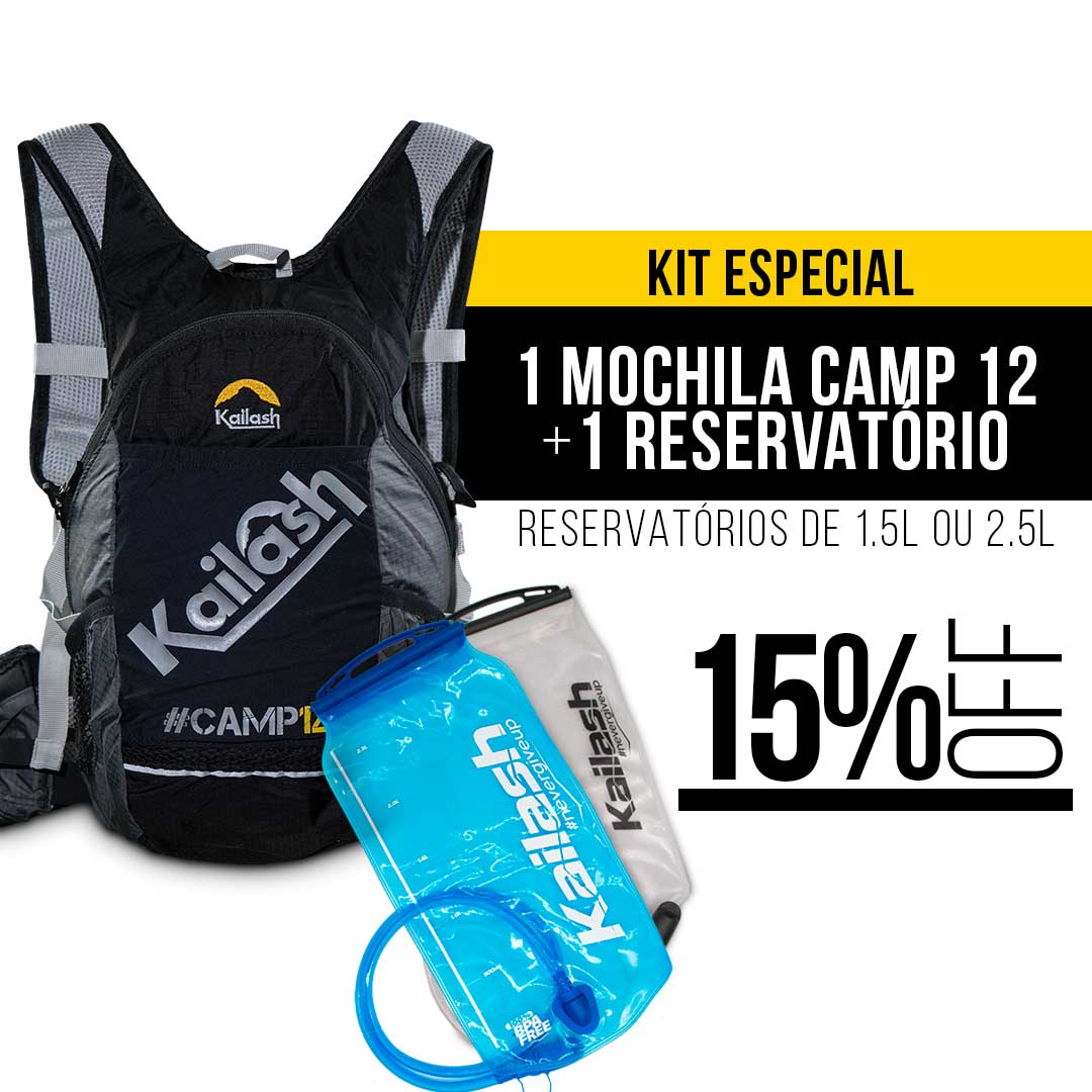 Mochila Camp 12 + Reservatório 15% OFF