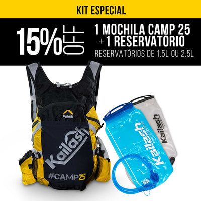 Mochila Camp 25 + Reservatório com 15% off